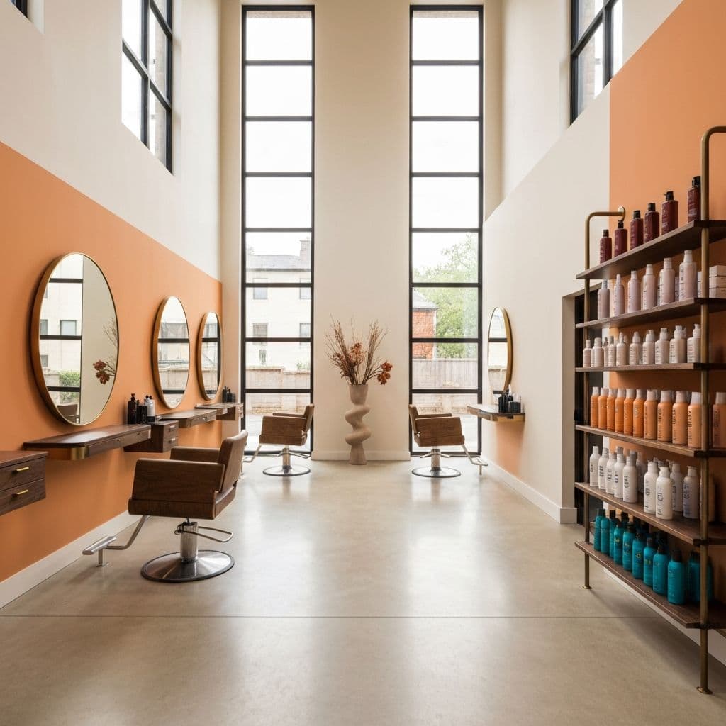 Hair Studio salonginredning med nordisk design